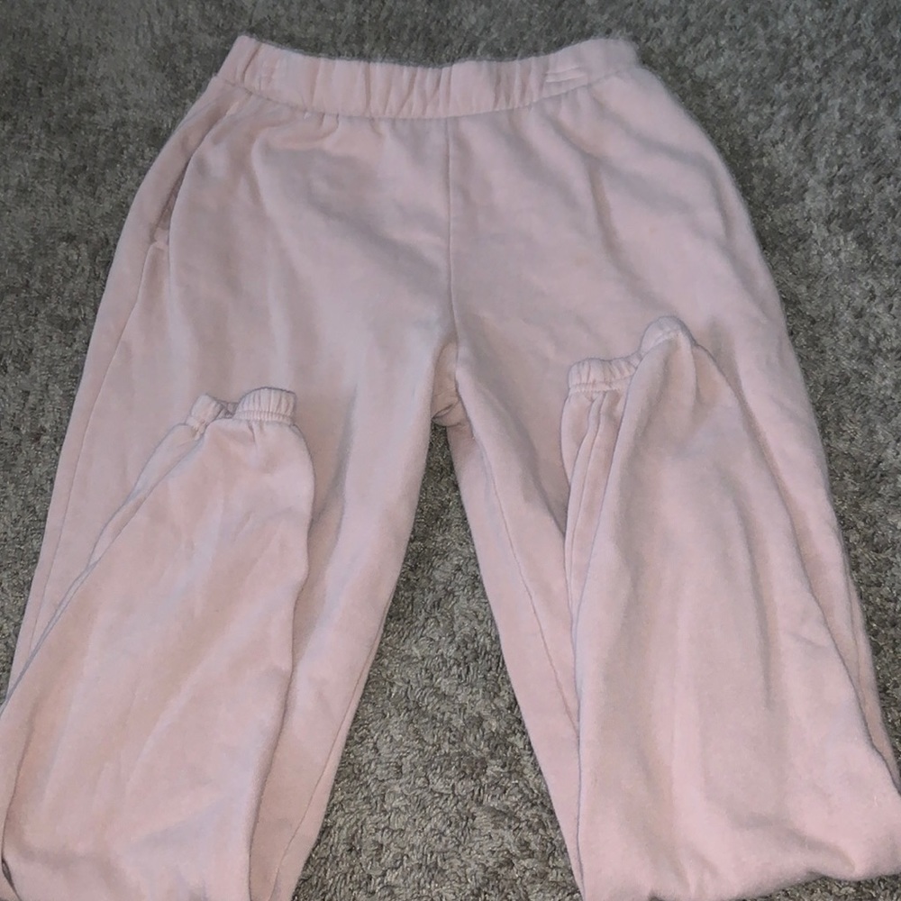 Pink sweatpants